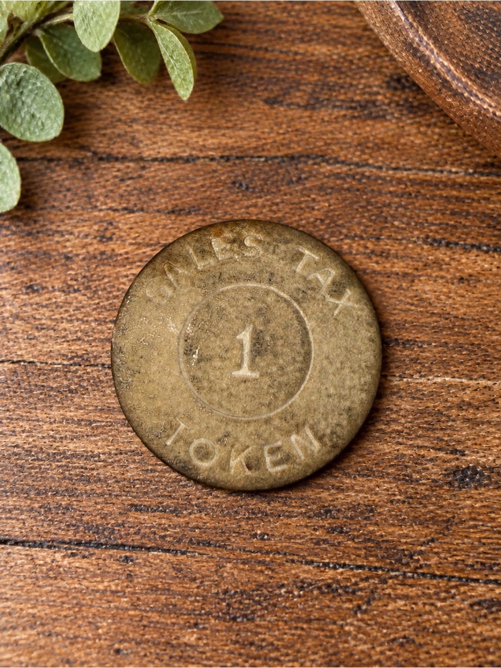 Vintage Alabama State Sales Tax Token 1 Mill Brass/Metal Revenue Token